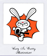 Kung Fu Bunny Illustration